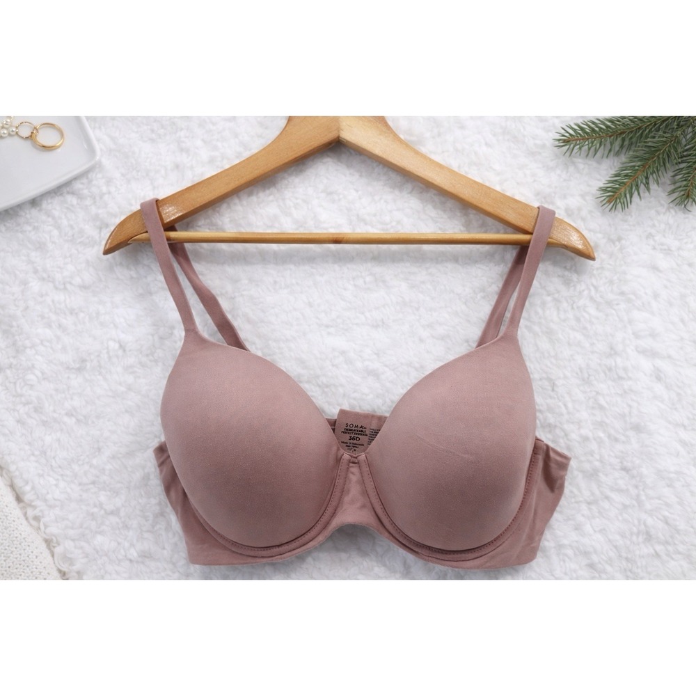 Soma 36D Bra Embraceable Perfect Coverage Underwire Nude Beige Underwire